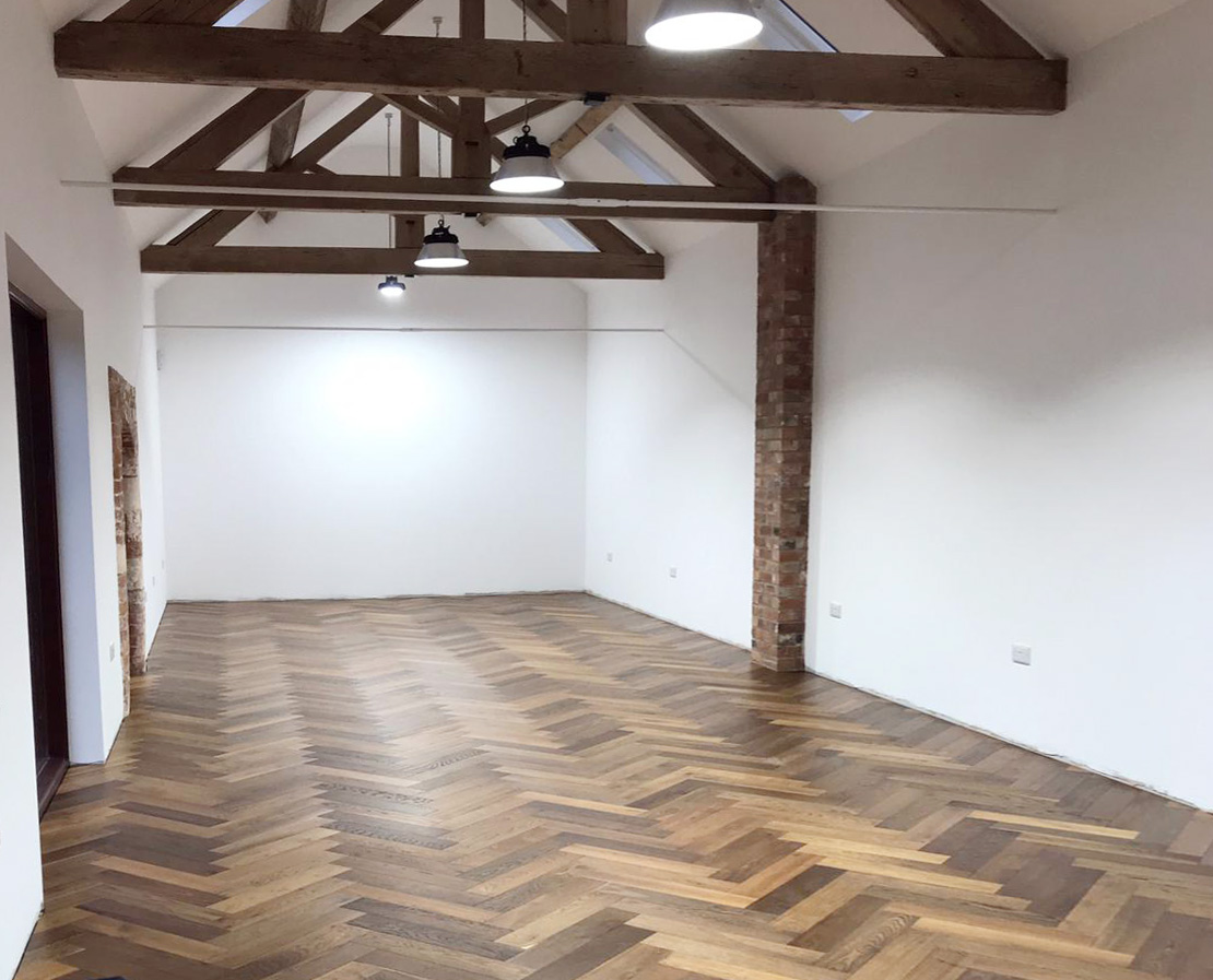 Barn Conversion, Retford Nottinghamshire - freshly plastered and painted